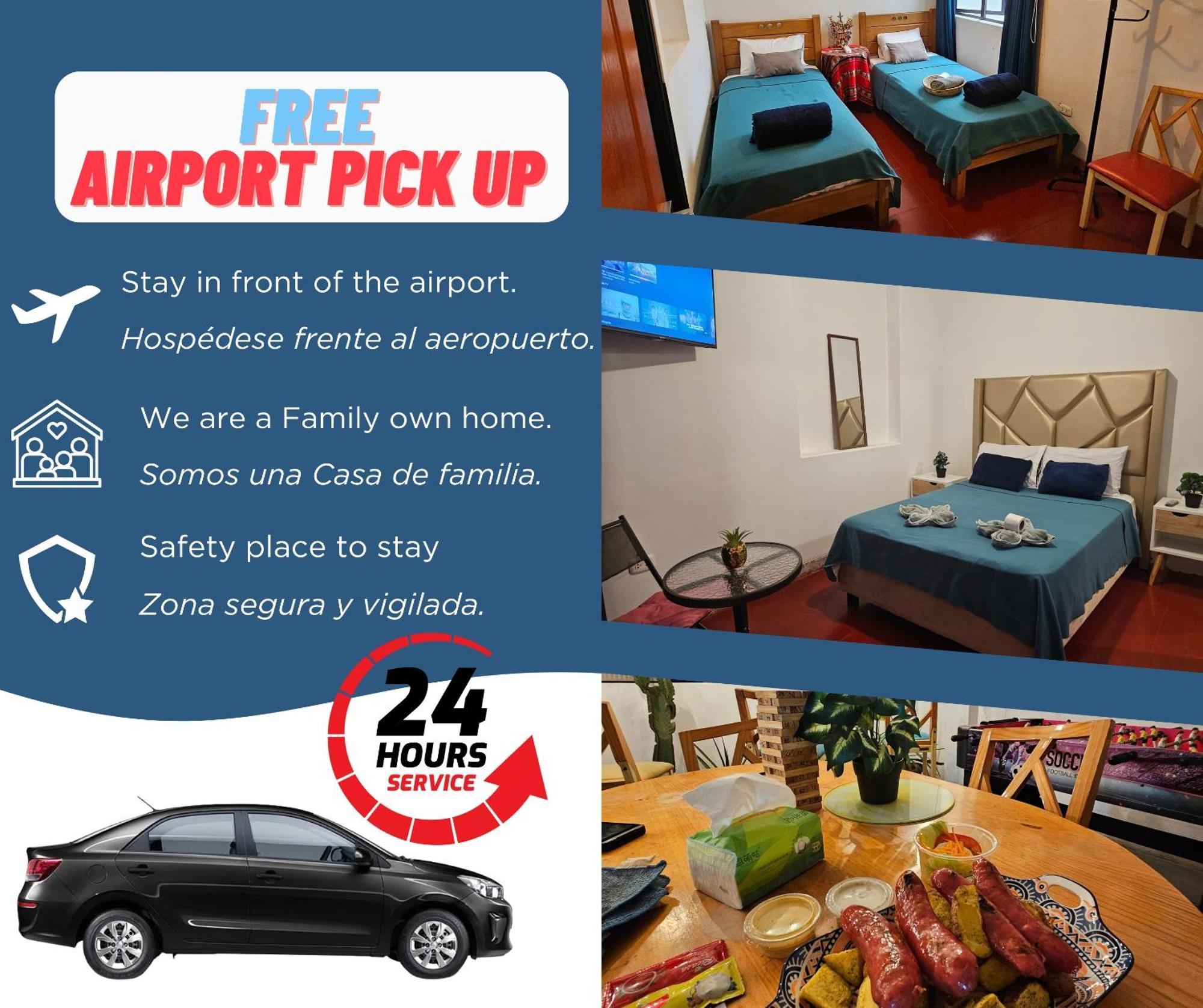 Lima Airport Hostel With Free Airport Pick Up Callao Bagian luar foto